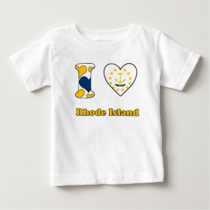 I Liebe Rhode Baby T-shirt