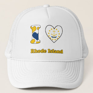 I Liebe Rhode Truckerkappe