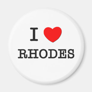 I Liebe Rhodos Magnet