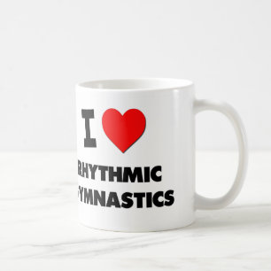 I Liebe-rhythmische Gymnastik Kaffeetasse