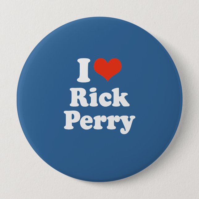 I LIEBE RICK PERRY BUTTON (Vorderseite)