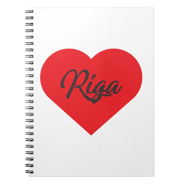 I Liebe Riga - Lettland Notizblock (Vorderseite)