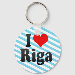 I Liebe Riga, Lettland Schlüsselanhänger