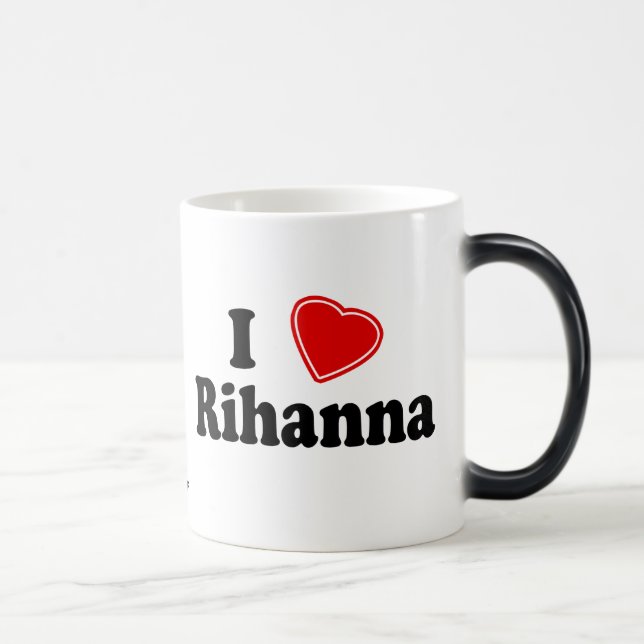 I Liebe Rihanna Verwandlungstasse (Rechts)