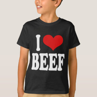 I Liebe-Rindfleisch T-Shirt