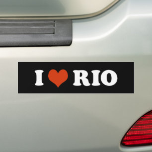 I Liebe Rio Autoaufkleber