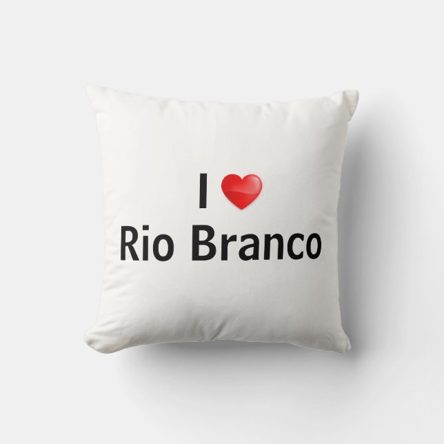 I Liebe Rio Branco Kissen (Vorderseite)