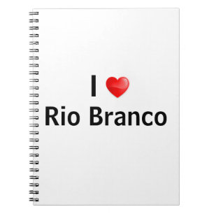 I Liebe Rio Branco Notizblock