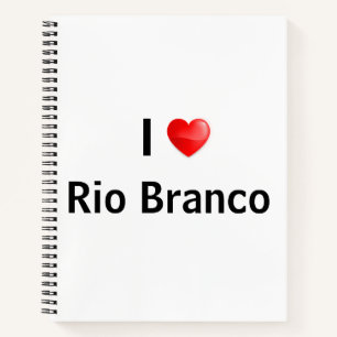 I Liebe Rio Branco Notizbuch