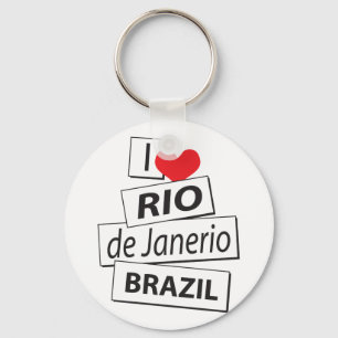 I Liebe Rio de Janerio Brasilien Schlüsselanhänger