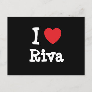 I Liebe Riva T - Shirt Postkarte