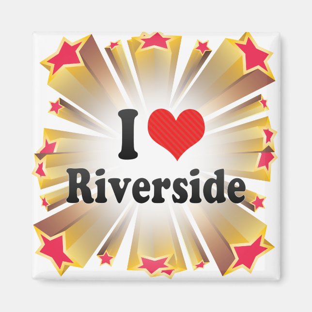 I Liebe Riverside Magnet (Vorne)