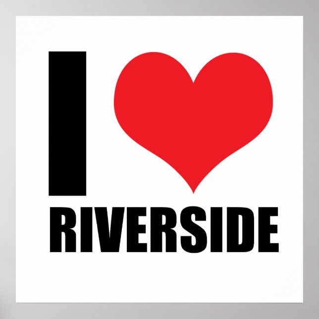 I Liebe Riverside Poster (Vorne)