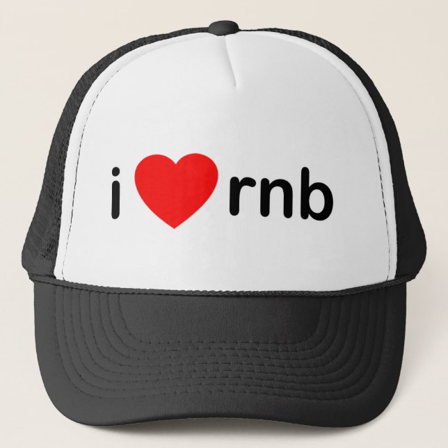 I Liebe RNB Truckerkappe (Vorderseite)