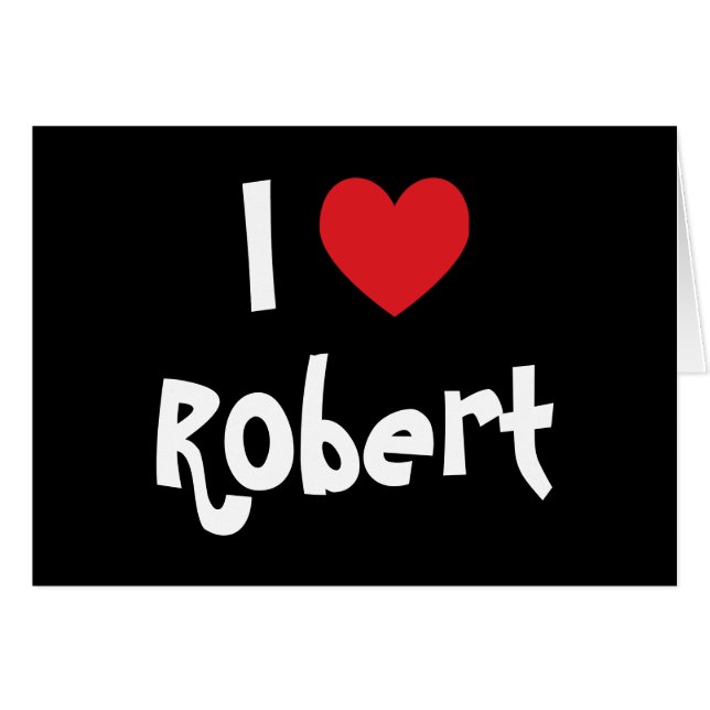 I Liebe Robert (Vorderseite (Horizontal))