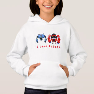 I Liebe Robot Geschenke für alle Altersstufen Robo Hoodie