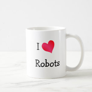 I Liebe Roboter Kaffeetasse
