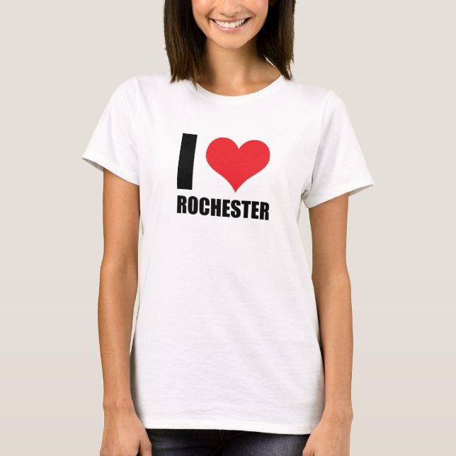 I Liebe Rochester T-Shirt (Vorderseite)