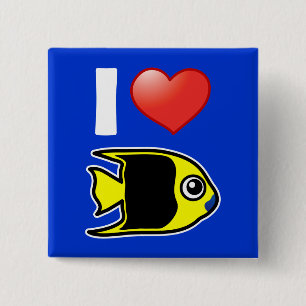I Liebe Rock Beauty Button