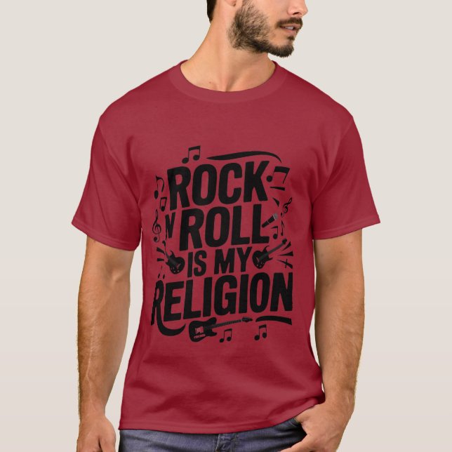I Liebe Rockmusik T-Shirt (Vorderseite)