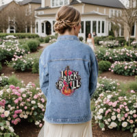 I Liebe Rock'n'Roll Electric Guitar Painting
