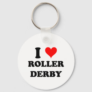 I Liebe-Rolle Derby Schlüsselanhänger
