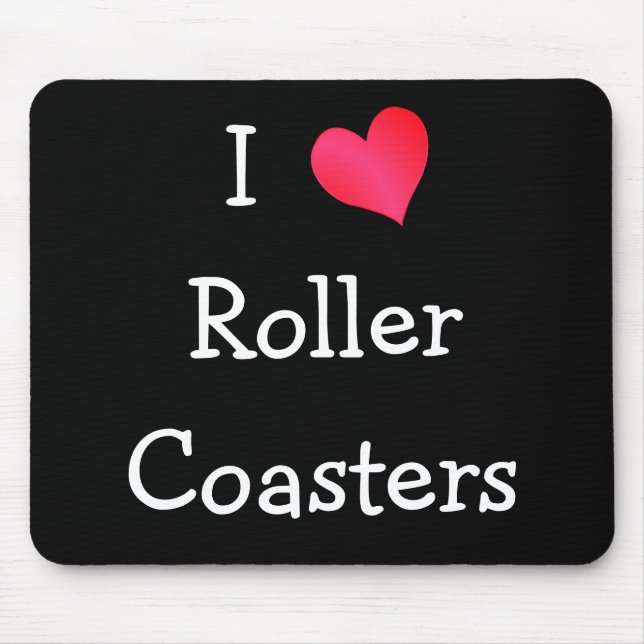 I Liebe Roller Untersetzer Mousepad (Vorne)