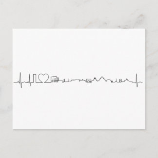 I Liebe Rom (ecg style) Souvenir Postkarte