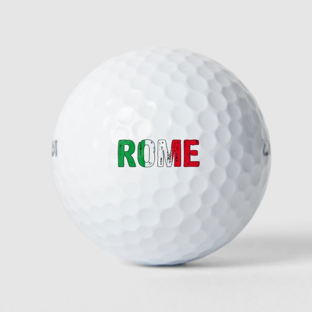 I Liebe Rom Golfball (Vorderseite)