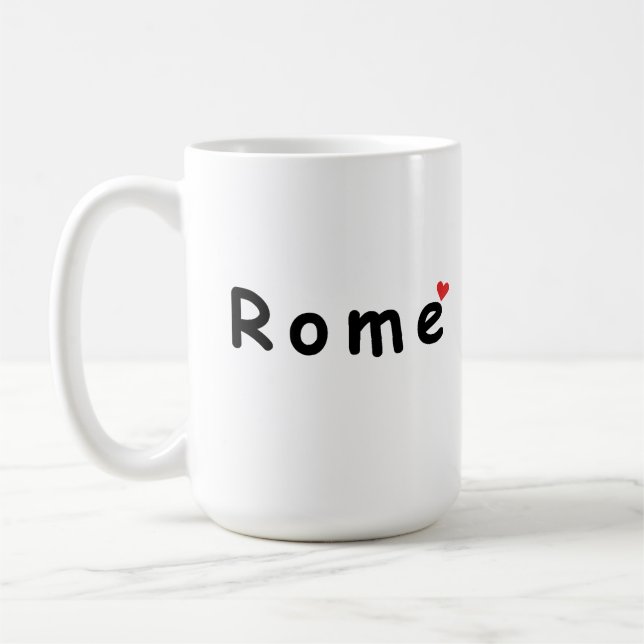 I Liebe Rom Kaffeetasse (Links)