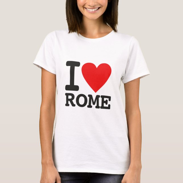 I Liebe Rom T-Shirt (Vorderseite)