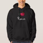 I Liebe Ronan Hoodie<br><div class="desc">Ich Liebe Ronan Herzdesign. Niedliche Geburtstag Geschenkideen.</div>