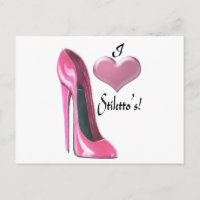 I Liebe Rosa High Heel Stiletto Shoe Art