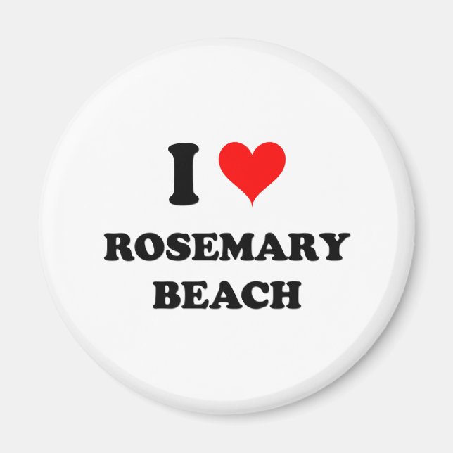 I Liebe Rosemary Beach Florida Magnet (Vorne)