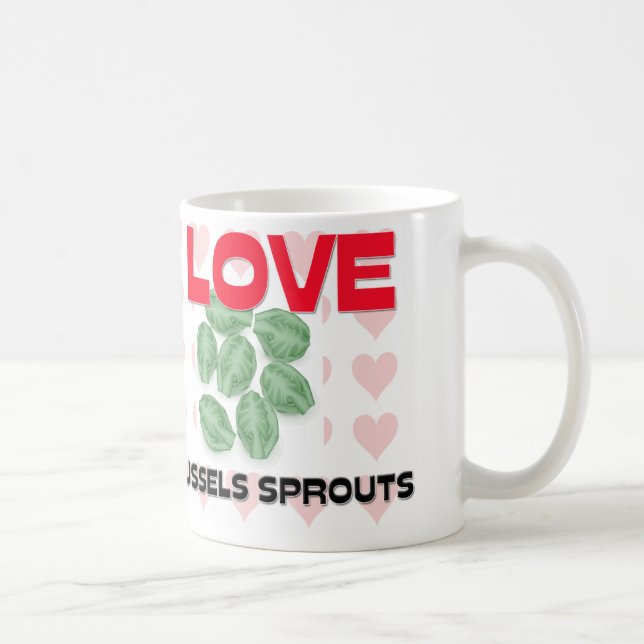 I Liebe-Rosenkohl Kaffeetasse (Rechts)
