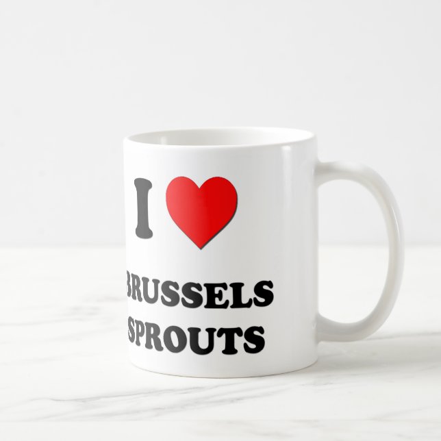 I Liebe-Rosenkohl Kaffeetasse (Rechts)