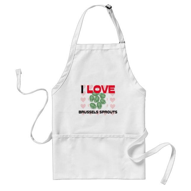 I Liebe-Rosenkohl Schürze (Vorne)