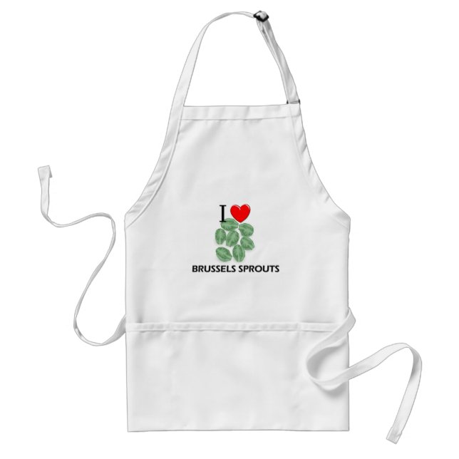 I Liebe-Rosenkohl Schürze (Vorne)
