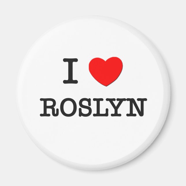 I Liebe Roslyn Magnet (Vorne)