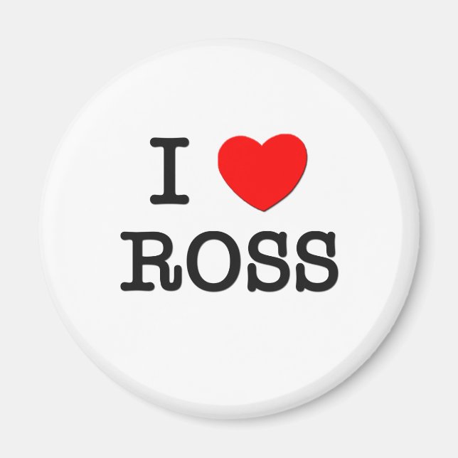 I Liebe Ross Magnet (Vorne)