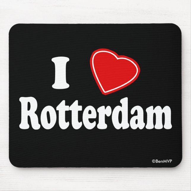 I Liebe Rotterdam Mousepad (Vorne)