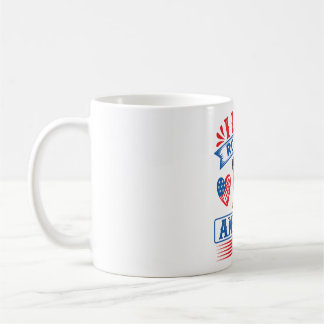 I Liebe Rotties und USA Kaffeetasse