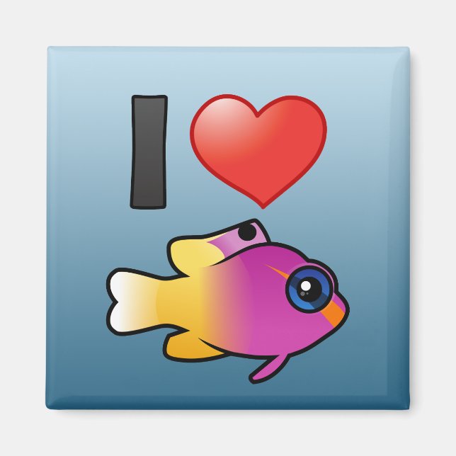 I Liebe Royal Gramma Magnet (Vorne)