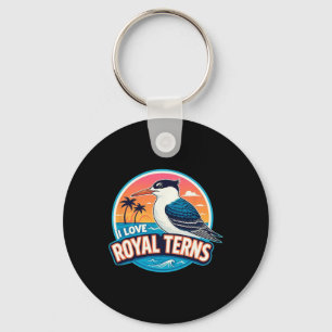 I Liebe Royal Terns Bird Watcher Sarasota Bradento Schlüsselanhänger