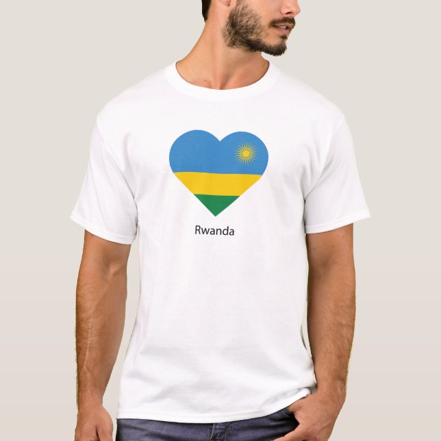 I Liebe Ruanda T-Shirt (Vorderseite)