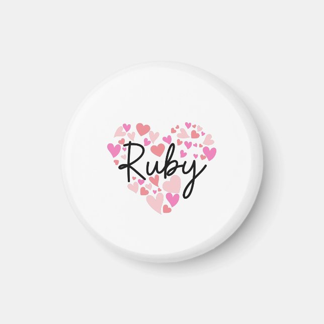 I Liebe Ruby Magnet (Vorne)