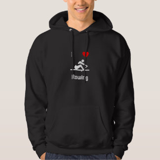 I Liebe-Rudern Hoodie