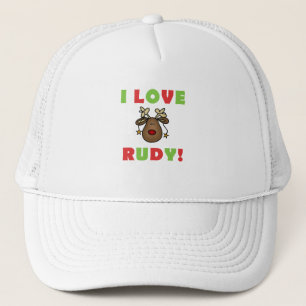I Liebe Rudy Tshirts and Gifts Truckerkappe
