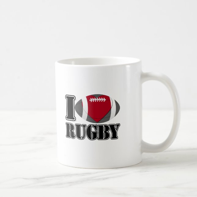 I Liebe Rugby - Tasse (Rechts)