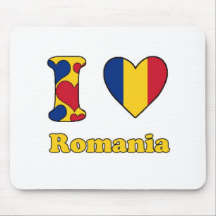 I Liebe Rumänien Mousepad